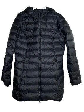 Eddie Bauer Puffer Jacket
Women's CirrusLite Down Parka
Coat Hood Black Small